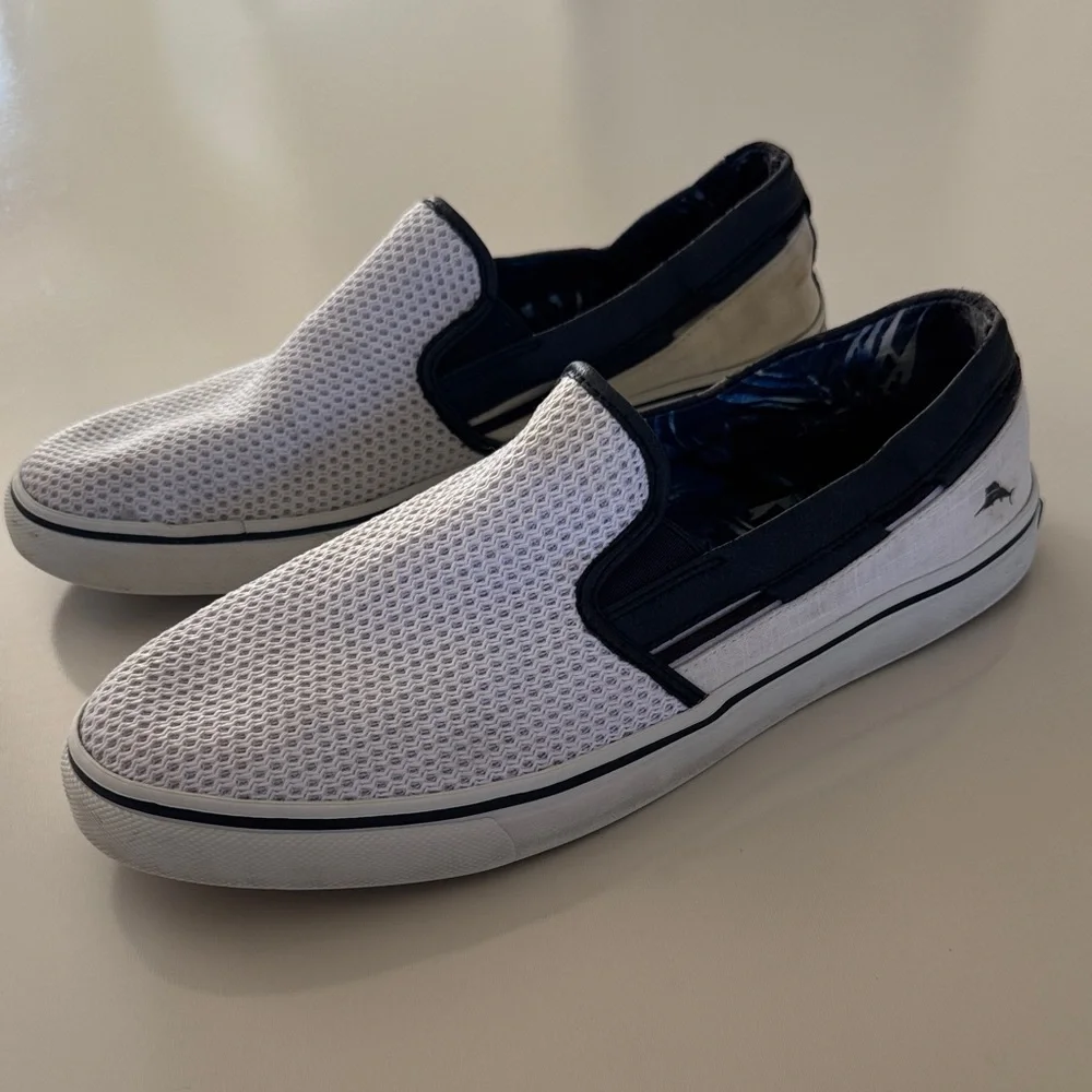 Tommy Bahama Exodus Slip On Shoes Mens 11.5 White